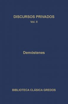 Discursos privados II, Demóstenes
