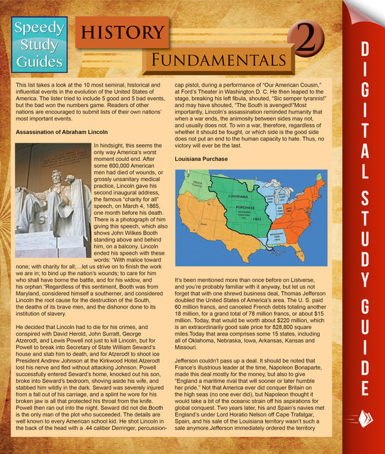 History Fundamentals 2 (Speedy Study Guides), Speedy Publishing