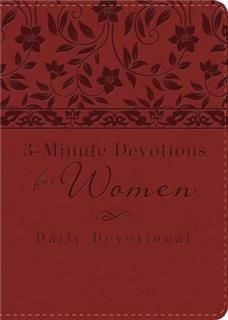3-Minute Devotions for Women: Daily Devotional (purple), Compiled by Barbour Staff