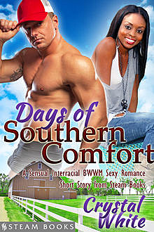 Days of Southern Comfort – A Sensual Interracial BWWM Sexy Romance Short Story from Steam Books, Steam Books, Crystal White