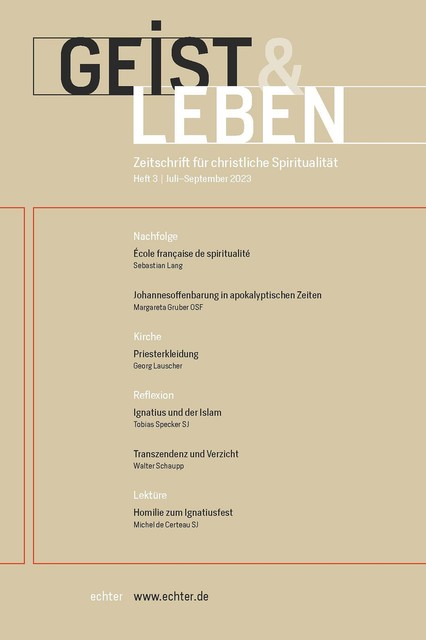 Geist & Leben 3/2023, Christoph Benke, Echter Verlag