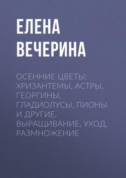 Хризантемы, астры, георгины и другие осенние цветы, Елена Вечерина