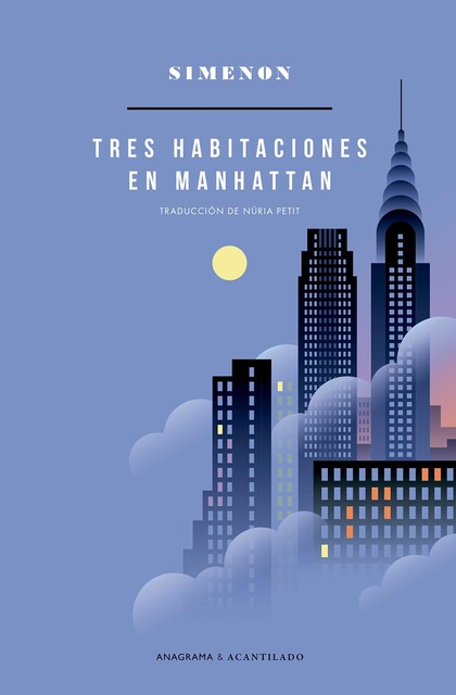 Tres habitaciones en Manhattan, Simenon Georges