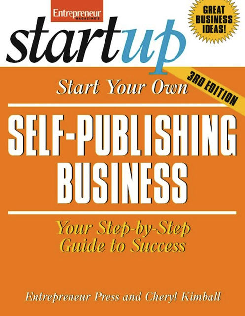 Start Your Own Self Publishing Business, Cheryl Kimball