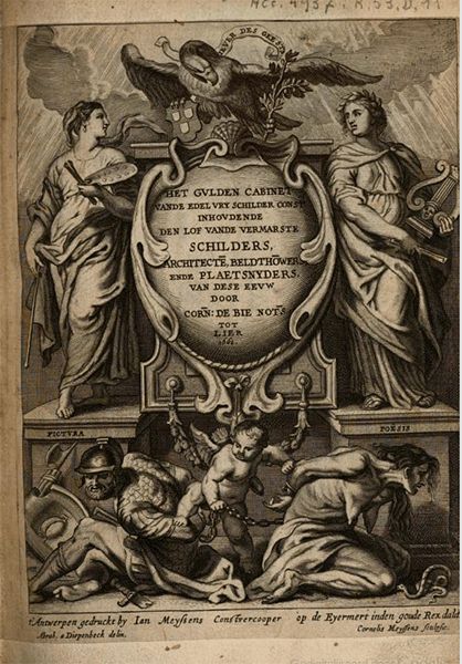 Het gulden cabinet van de edel vry schilderconst, Cornelis de Bie