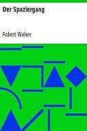 Der Spaziergang, Robert Walser