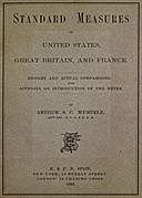 Standard Measures of United States, Great Britain and France, Arthur S.C. Wurtele
