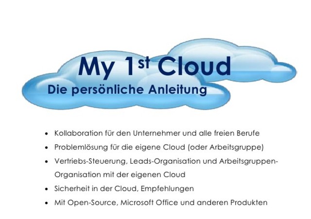 My 1st Cloud, Peter Marxbauer