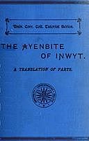 The Ayenbite of Inwyt Remorse of Conscience, A.J. Wyatt, Dan Michel