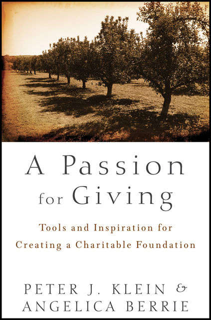 A Passion for Giving, Angelica Berrie, Peter Klein