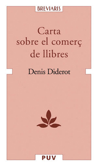 Carta sobre el comerç de llibres, Denis Diderot