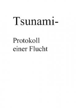Tsunami- Protokoll einer Flucht, Klaus Hönn