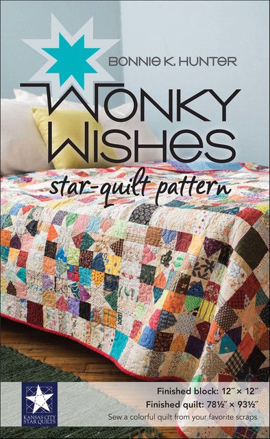 Wonky Wishes Star-Quilt Pattern, Bonnie K. Hunter