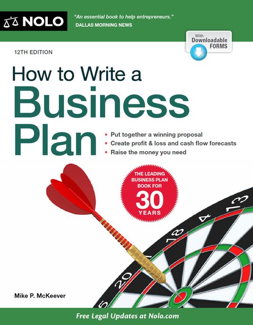 How to Write a Business Plan, Mike McKeever