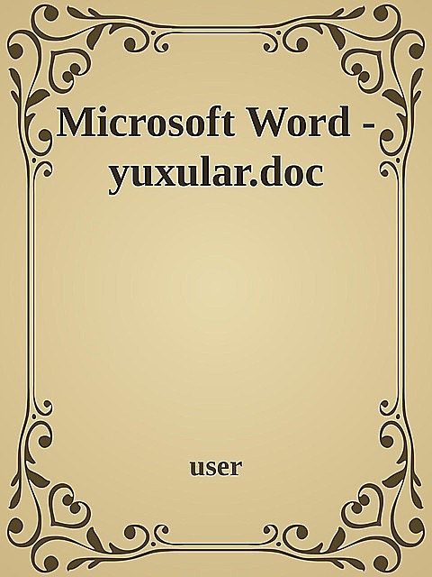 Microsoft Word – yuxular.doc, VeryPDF