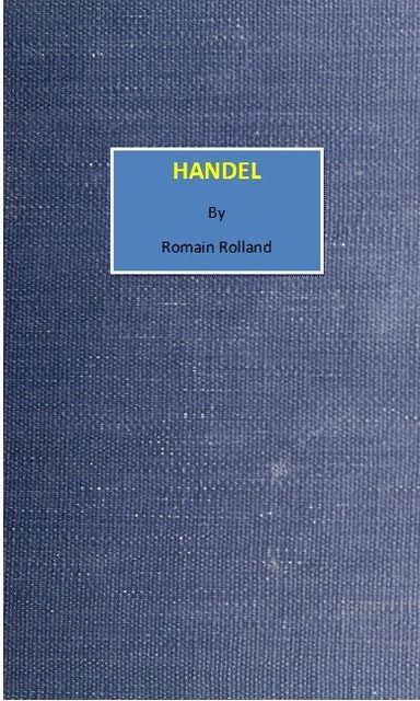 Handel, Romain Rolland