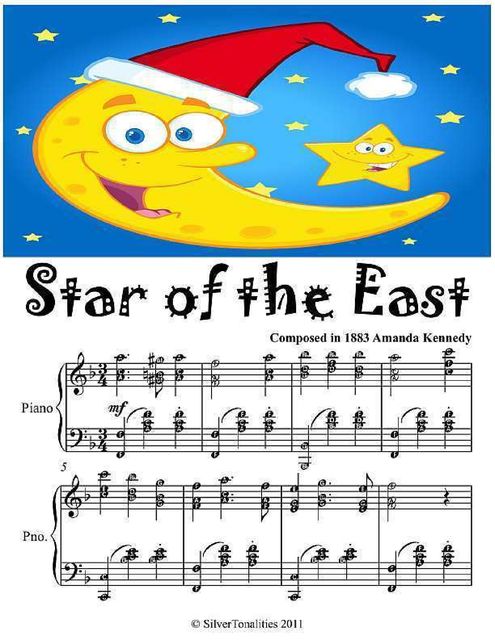 Star of the East Easy Piano Sheet Music, Amanda Kennedy
