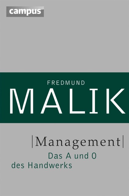 Management, Fredmund Malik