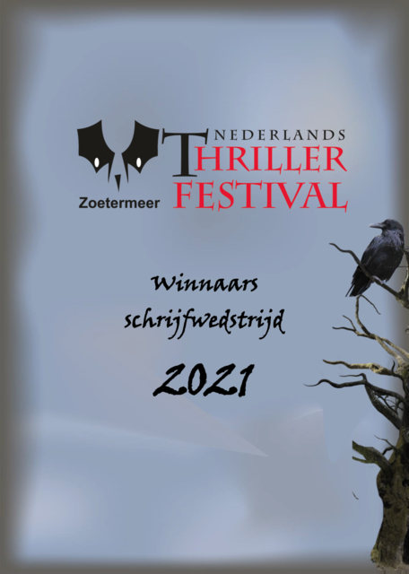 Winnaars scholieren schrijfwedstrijd 2021 – Nederlands Thriller festival, Caitlin Miller, Esmée Geenen, Reinier van Dam, Sophie Mulder