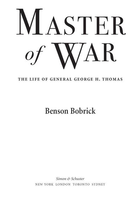 Master of War, Benson Bobrick