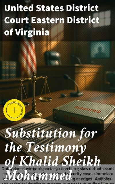 Substitution for the Testimony of Khalid Sheikh Mohammed, United States District Court Eastern District of Virginia