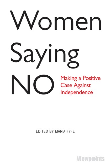Women Saying No, Maria Fyfe, 9781910324202