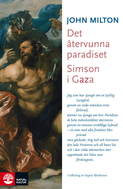 Det återvunna Paradiset/Simon i Gaza, John Milton