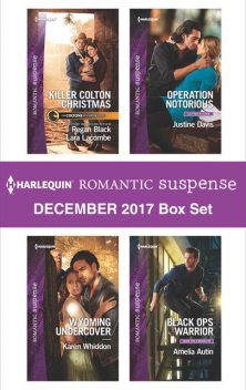 Harlequin Romantic Suspense December 2017 Box Set, Karen Whiddon, Justine Davis, Harlequin, Amelia Autin
