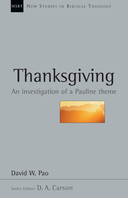 Thanksgiving, David W. Pao