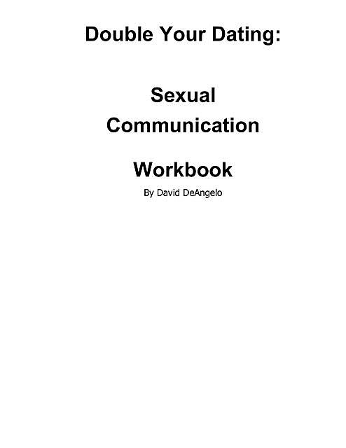 Sexual Communication, David DeAngelo