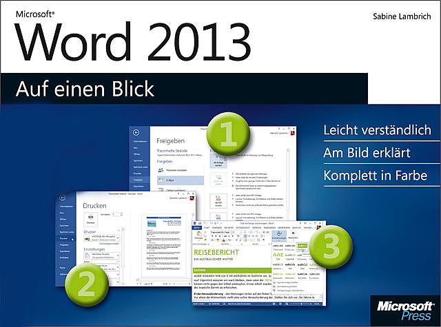 Microsoft Word 2013 auf einen Blick, Sabine Lambrich