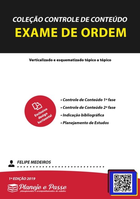 Coleção Controle De Conteúdo Exame De Ordem Oab, Felipe Medeiros