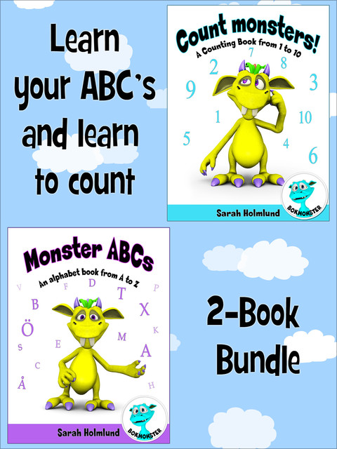 Learn your ABC's and learn to count – 2-Book Bundle, Sarah Holmlund