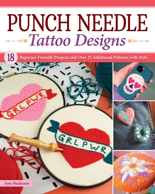 Punch Needle Tattoo Designs, Amy Buchanan