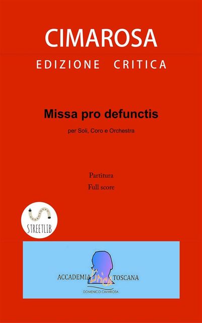 Missa pro defunctis (Partitura – Full Score), Domenico Cimarosa, Simone Perugini