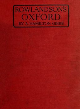 Rowlandson's Oxford, A. Hamilton Gibbs