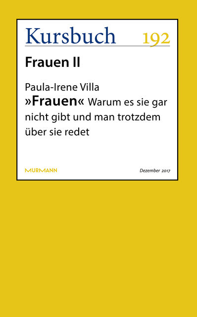 “Frauen”, Paula-Irene Villa
