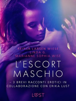 L’escort maschio – 3 brevi racconti erotici in collaborazione con Erika Lust, Marianne Sophia Wise, Linda G, Reiner Larsen Wiese