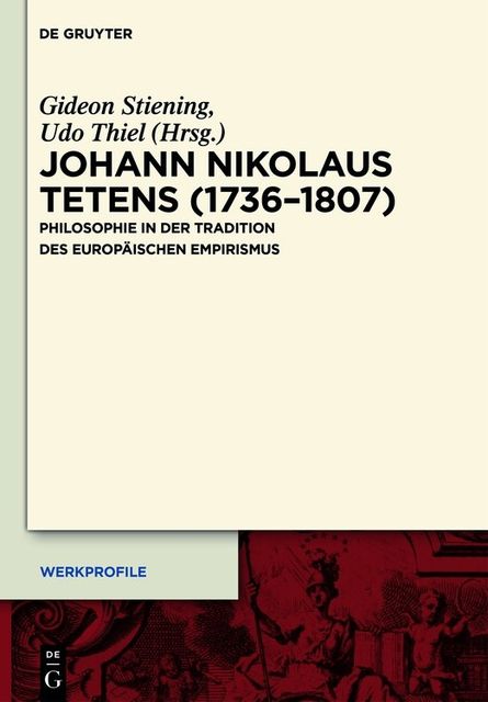 Johann Nikolaus Tetens (1736–1807), Stiening Gideon, Udo Thiel