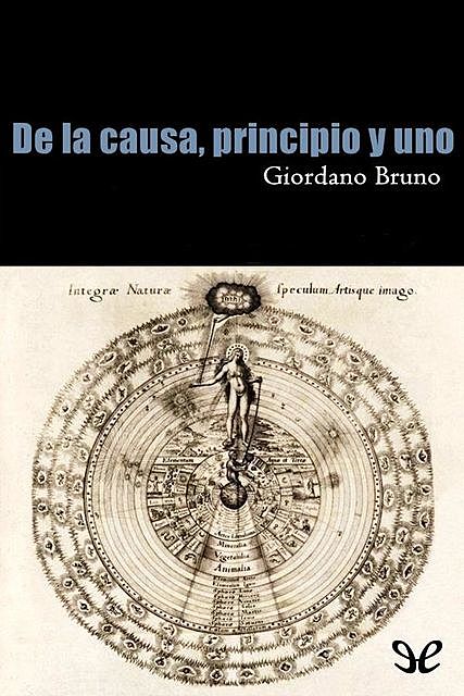 De la causa, principio y uno, Giordano Bruno