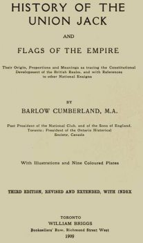 History of the Union Jack and Flags of the Empire, Barlow Cumberland