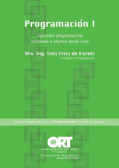 Programación 1, Inés Friss de Kereki