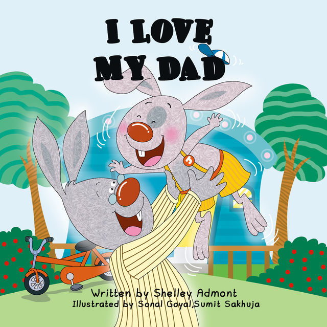 I Love My Dad, KidKiddos Books, Shelley Admont