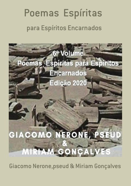 Poemas Espíritas, amp, Giacomo Nerone, Miriam Gonçalves, Pseud