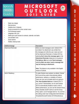 Microsoft Outlook 2013 Guide (Speedy Study Guides), Speedy Publishing