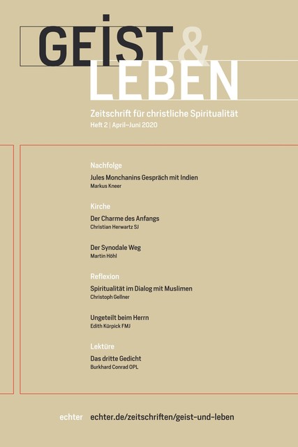 Geist & Leben 2/2020, Echter Verlag