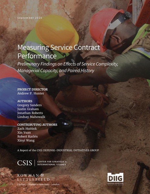 Measuring Service Contract Performance, Gregory Sanders, Andrew Hunter