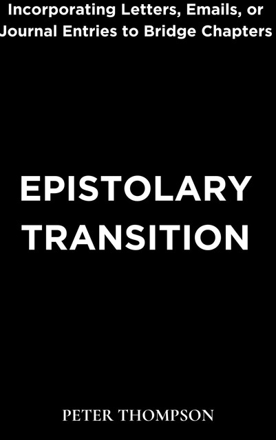 Epistolary Transition, Peter Thompson