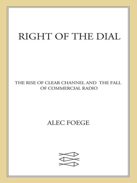 Right of the Dial, Alec Foege