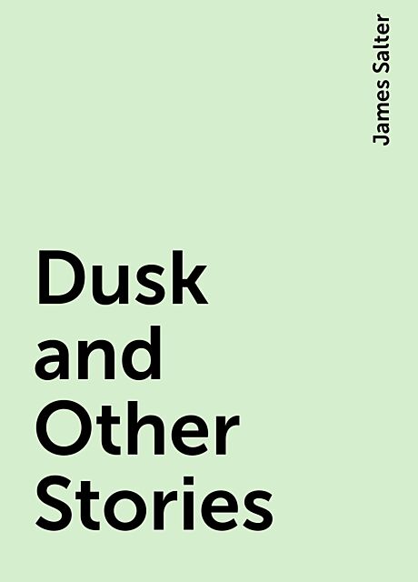 Dusk and Other Stories, James Salter